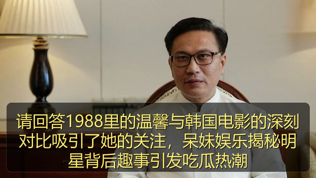 请回答1988里的温馨与韩国电影的深刻对比吸引了她的关注，呆妹娱乐揭秘明星背后趣事引发吃瓜热潮