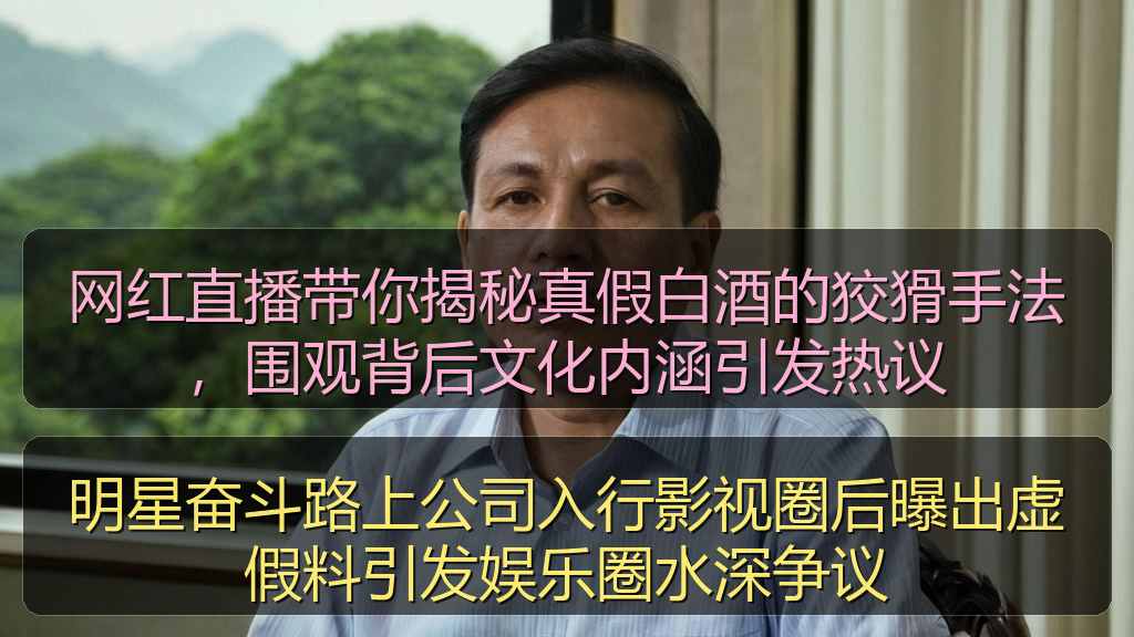 网红直播带你揭秘真假白酒的狡猾手法，围观背后文化内涵引发热议
