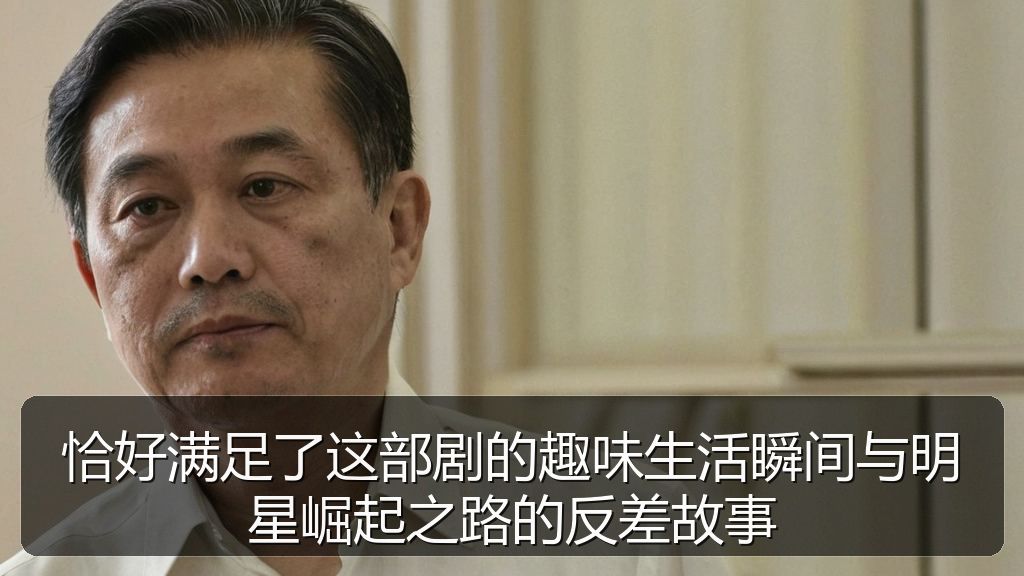 恰好满足了这部剧的趣味生活瞬间与明星崛起之路的反差故事