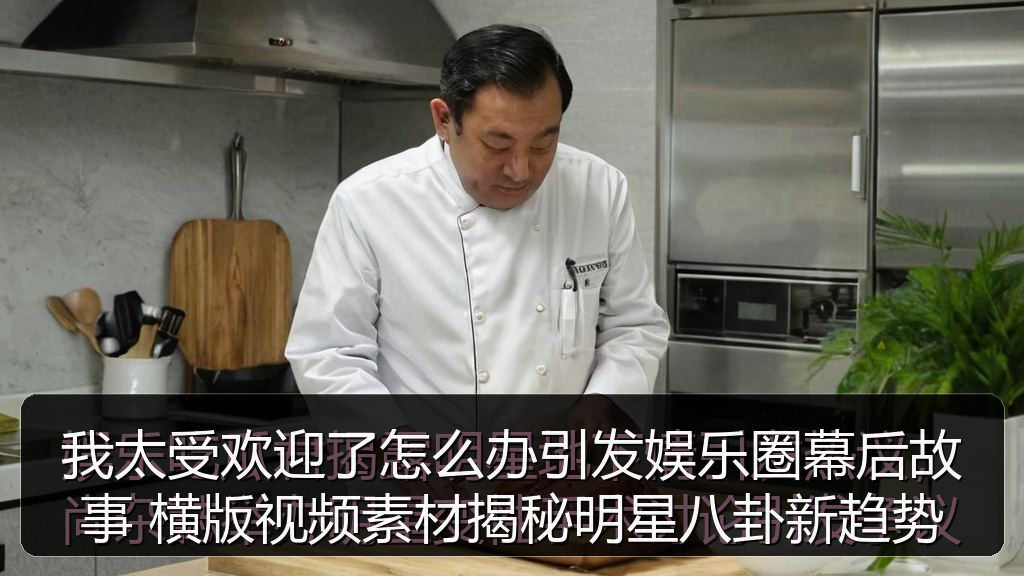 我太受欢迎了怎么办引发娱乐圈幕后故事 横版视频素材揭秘明星八卦新趋势