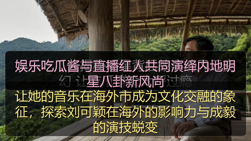 娱乐吃瓜酱与直播红人共同演绎内地明星八卦新风尚