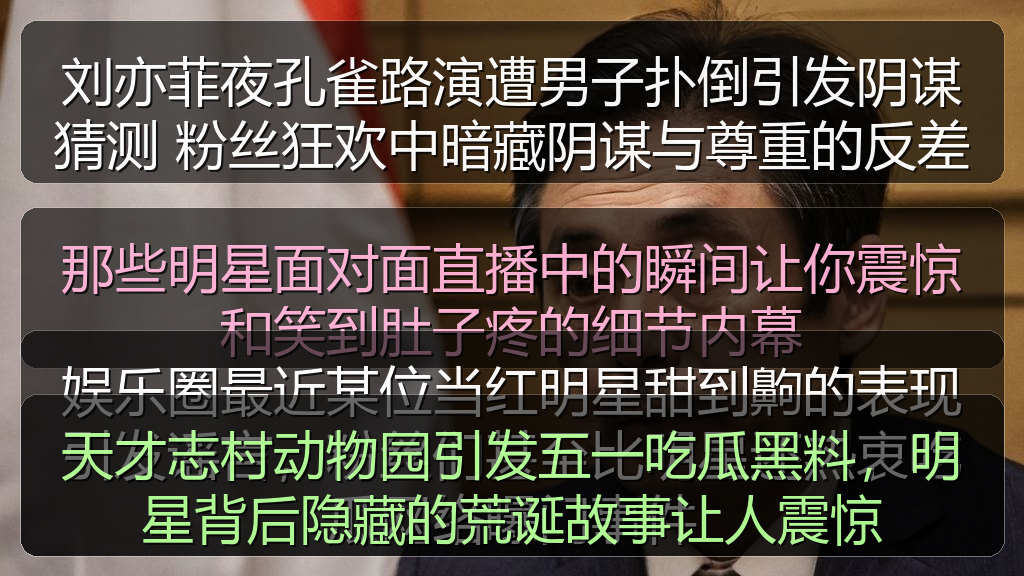 刘亦菲夜孔雀路演遭男子扑倒引发阴谋猜测 粉丝狂欢中暗藏阴谋与尊重的反差