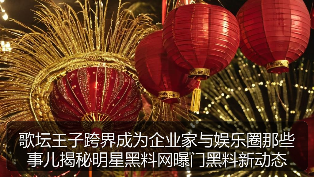 歌坛王子跨界成为企业家与娱乐圈那些事儿揭秘明星黑料网曝门黑料新动态